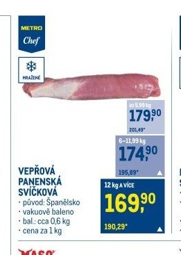 VEPŘOVÁ PANENSKÁ SVÍČKOVÁ