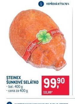 ŠTEINEX ŠUNKOVÉ SELÁTKO