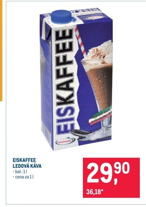 EISKAFFEE LEDOVÁ KÁVA