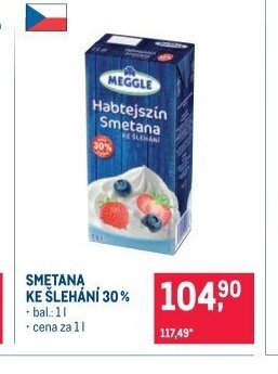 SMETANA KE ŠLEHÁNÍ 30 %