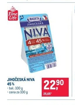 JIHOČESKÁ NIVA 45 %