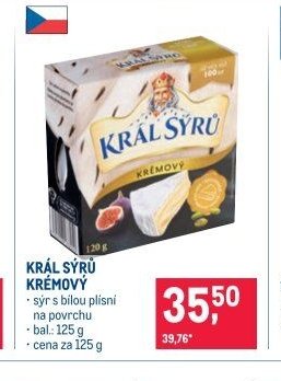 KRÁL SÝRŮ KRÉMOVÝ