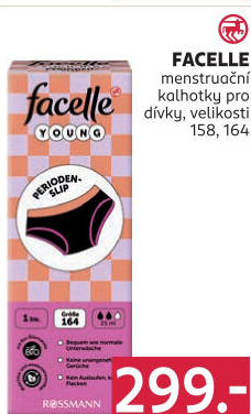 Dámské menstruační kalhotky Facelle