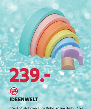 Dřevěná motorická hračka Ideenwelt