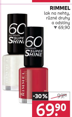 Lak na nehty 60 seconds Rimmel