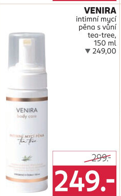 Pěna pro intimní hygienu Venira