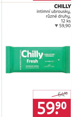 Ubrousky pro intimní hygienu Chilly