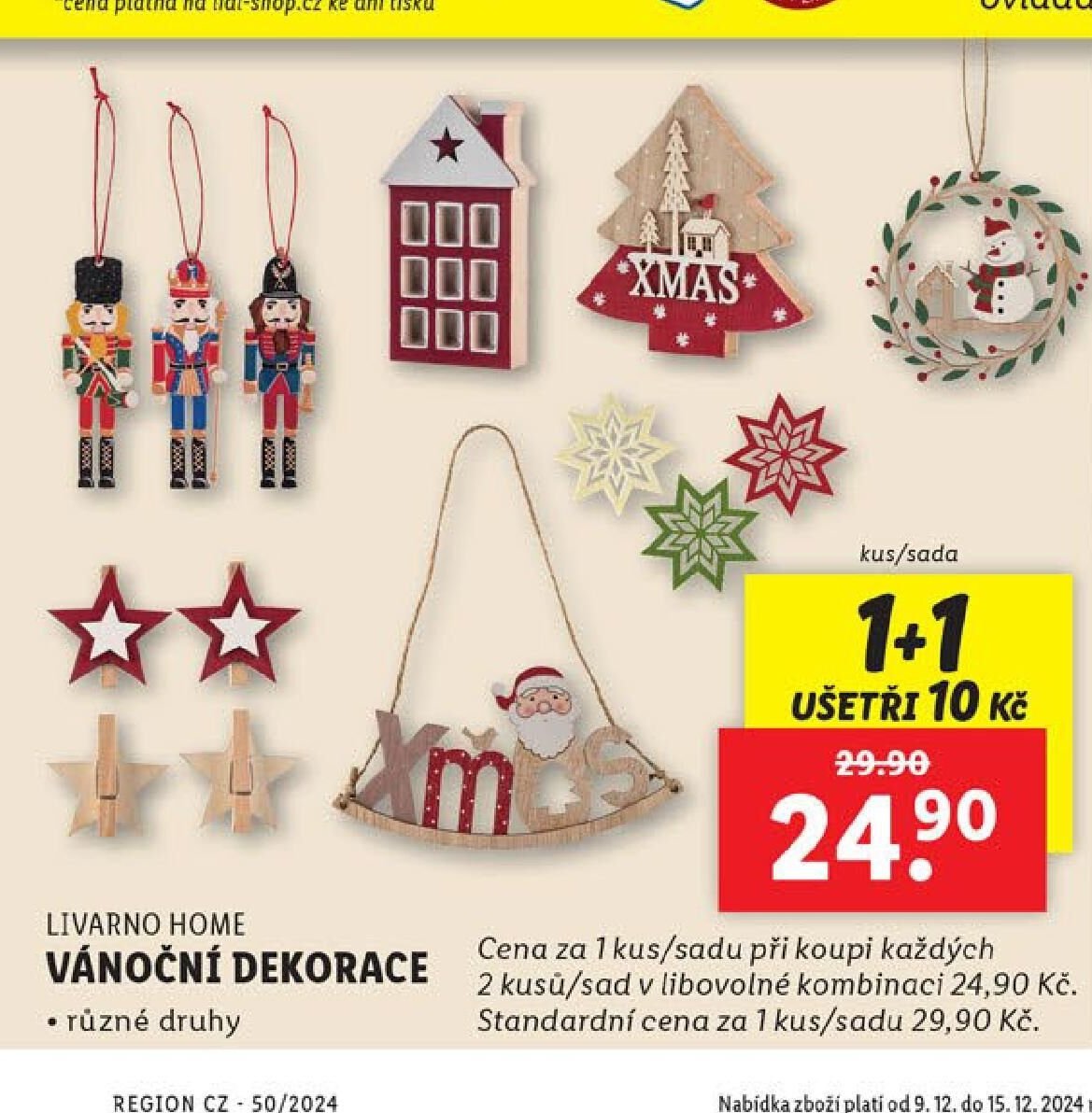 LIVARNO HOME VÁNOČNÍ DEKORACE