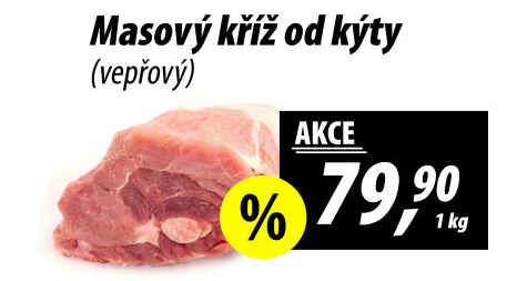 Masový kříž od kýty vepřový