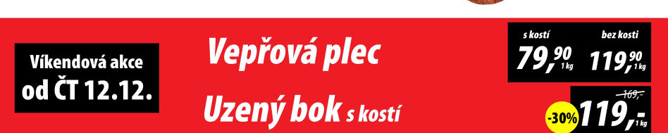 Vepřová plec s kostí