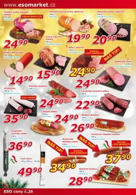 akční leták ESO MARKET 11.12.2024-31.12.2024