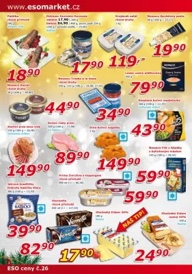 akční leták ESO MARKET 11.12.2024-31.12.2024