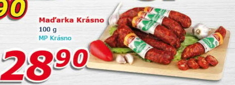 Klobása Maďarka Krásno