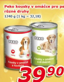 Konzerva pro psy Peko