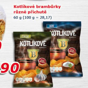 Kotlíkové brambůrky Bramborárna Zykmund