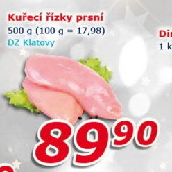 Kuřecí prsní řízky DZ Klatovy