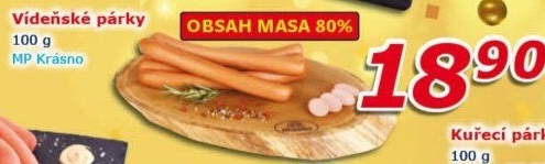 Párky vídeňské Krásno