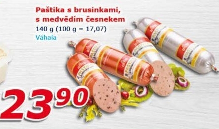 Paštika s brusinkami Váhala