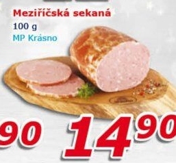 Sekaná pečená Meziříčská Krásno