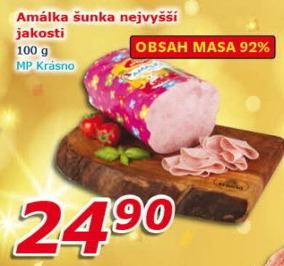 Šunka Amálka nejvyšší jakosti Krásno
