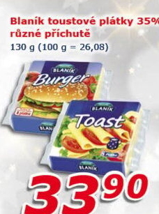 Sýr tavený toast Blaník
