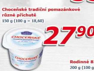Tradiční pomazánkové Choceňské