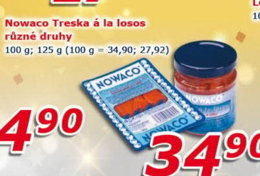 Treska a la losos Nowaco