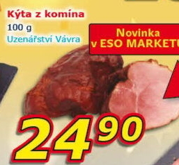 Uzená kýta z komína Uzenářství Vávra