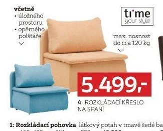 Rozkládací křeslo na spaní