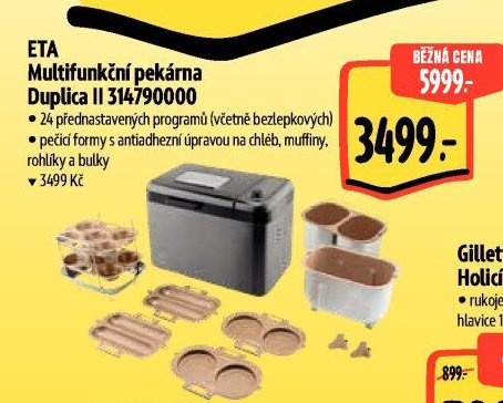 ETA Multifunkční pekárna Duplica II 314790000