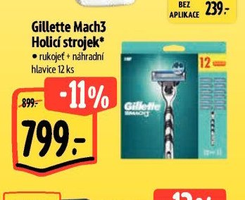 Gillette Mach3 Holící strojek