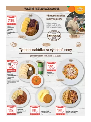akční leták Globus 11.12.2024-24.12.2024