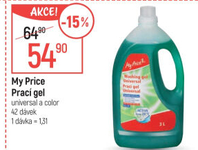 Prací gel My Price