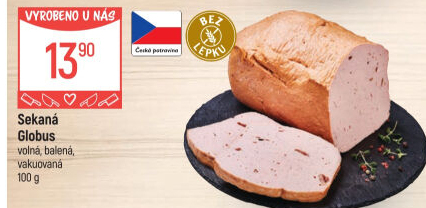 Sekaná masová Globus