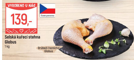 Selská kuřecí stehna Globus