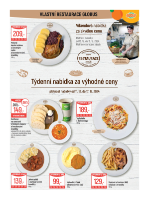 akční leták Globus 11.12.2024-24.12.2024