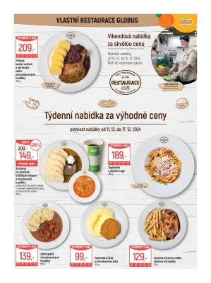 akční leták Globus 11.12.2024-24.12.2024
