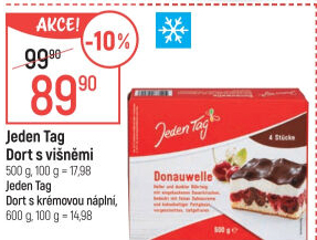 Dort mražený Jeden Tag