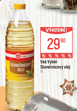 Olej slunečnicový Váš Výběr