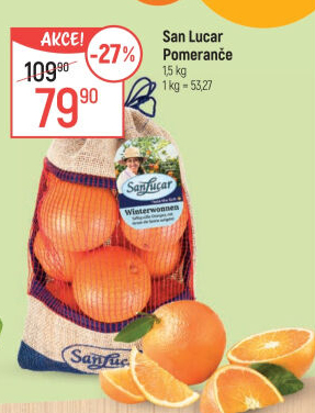 Pomeranče San Lucar