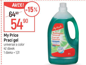 Prací gel My Price