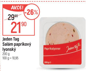 Salám lyonský paprikový Jeden Tag