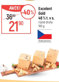 Sýr Excelent Gold 48%