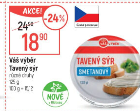 Tavený sýr Váš Výběr