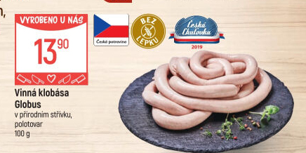 Vinná klobása Globus