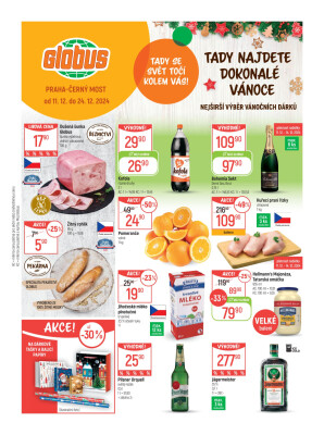 akční leták Globus 11.12.2024-24.12.2024