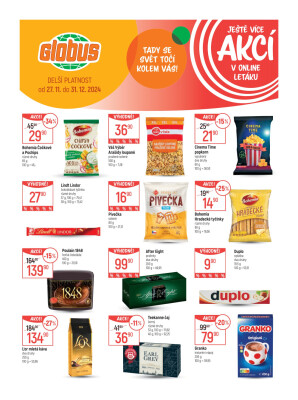 akční leták Globus 11.12.2024-24.12.2024