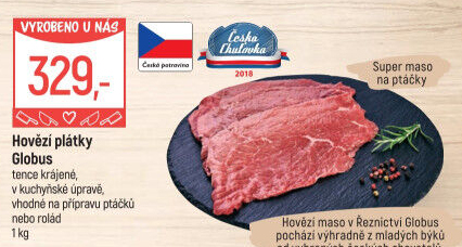Hovězí plátky Globus