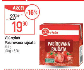 Pasírovaná rajčata Váš Výběr