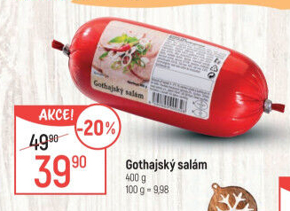 Salám Gothaj Příbramská uzenina